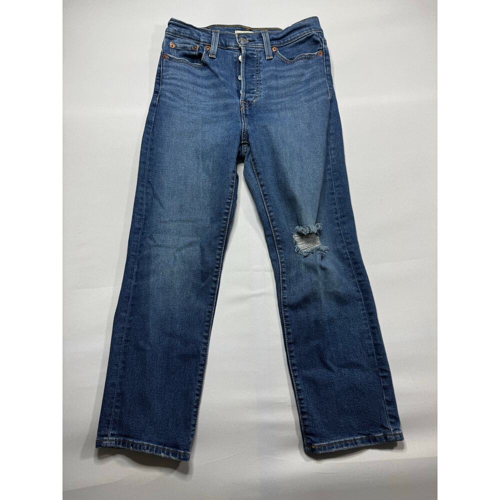 Levi's Women's Wedgie Straight Leg Button Fly Blue  Jeans - Size 27x24*‎
